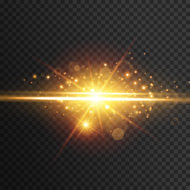 Işık efekti kızdırma. Yıldız parladı pullu. Alan arka plan soyut. Flash vurgulamak ışın. Harika tasarım.