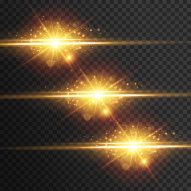 Işık efekti kızdırma. Yıldız parladı pullu. Alan arka plan soyut. Flash vurgulamak ışın. Harika tasarım.