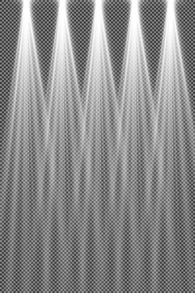 Vector Schijnwerpers Licht Effect — Stockvector