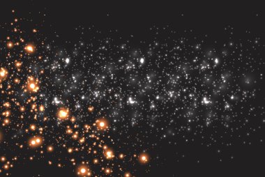 siyah arka plan, ışıklar aydınlatır. altın rengi ve siyah.