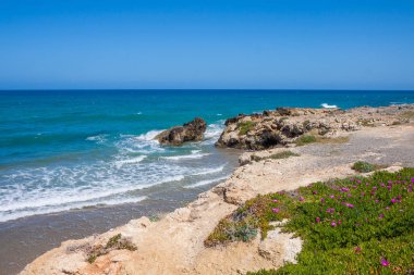 Sahil Girit'te. Yunanistan