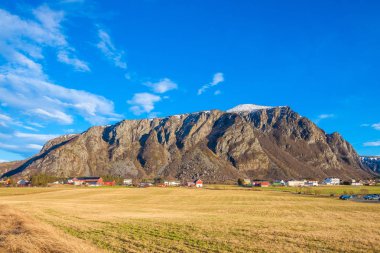 Norveç - taşlar, takoz yaz manzara Panoraması
