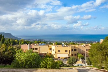 Trapani, İtalya yakın çevrenin bir panorama