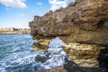Sicilya, İtalya güzel sahil şeridi