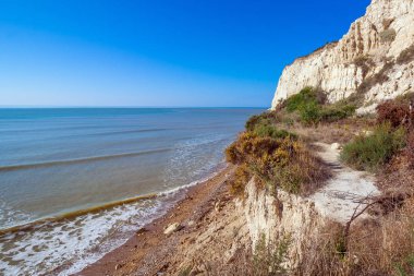 Sicilya, İtalya güzel sahil şeridi