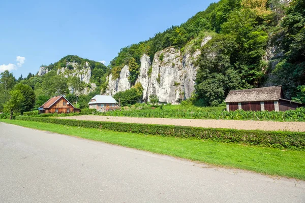 Carretera Situada Sendero Los Nidos Las Águilas Polonia — Foto de Stock