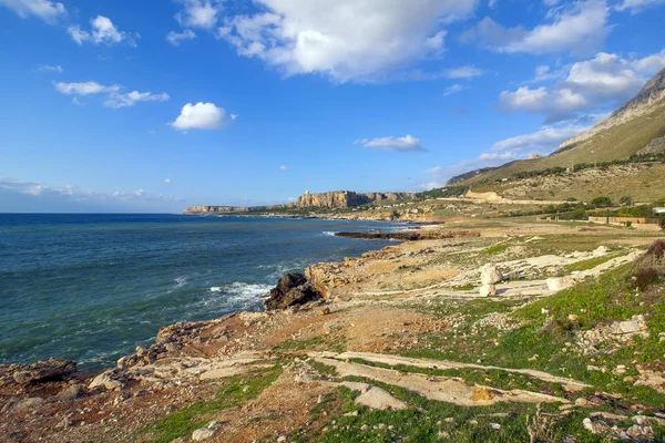 Hermosa Costa Sicilia Italia — Foto de Stock