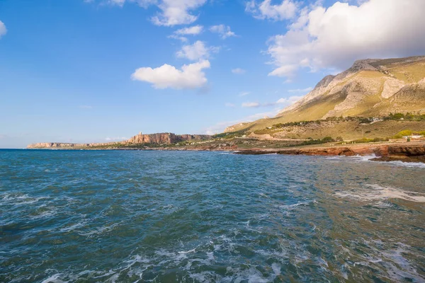 Hermosa Costa Sicilia Italia — Foto de Stock