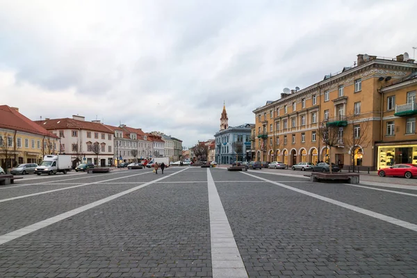 Vilnius Litvanya Aralık 2015 Town Hall Meydanı Vilnius Litvanya Vilnius — Stok fotoğraf