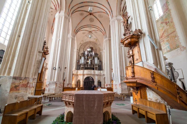 Vilnius Lithuania December 2015 Interior Anne Church Church Bernardine Monastery — Stock Photo, Image