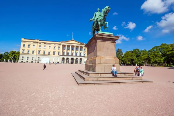 Осло Норвегия Июня 2015 Королевский Дворец Осло Норвегия Королевский Дворец — стоковое фото