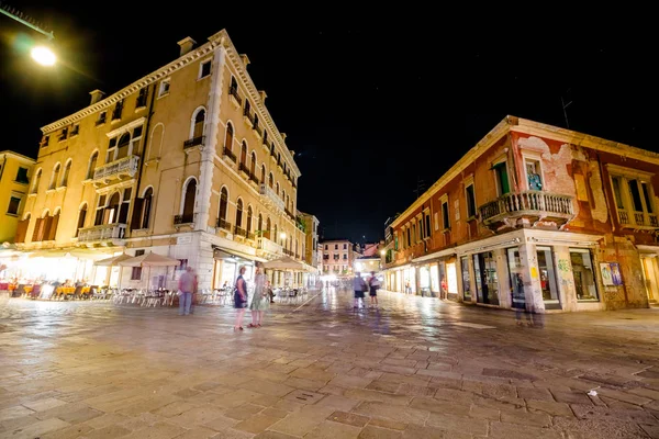 Rua Vence Noite Itália — Fotografia de Stock