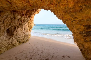 Algarve, Portekiz'de güzel sahil