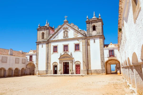 Övergivna Almeria Arkitektur Barock Blå Byggnad Cabo Cape Castelo Katolska — Stockfoto