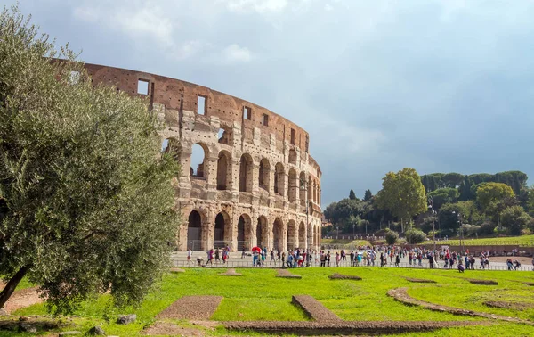 Coloseum Římě Itálii — Stock fotografie