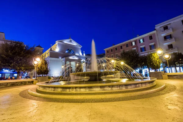 Anzio Italia Octubre 2016 Centro Ciudad Anzio Noche — Foto de Stock