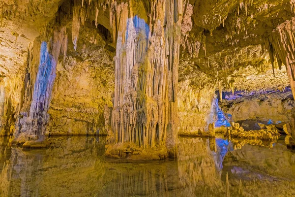 Grotte Nettuno Sardenha Itália Junho 2017 Vista Panorâmica Caverna Nettuno — Fotografia de Stock