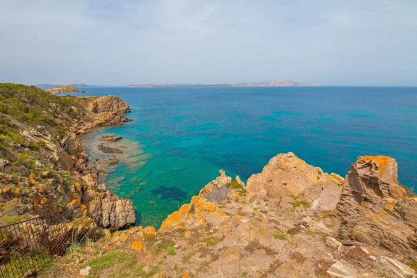 Una Vista Costa Cerdeña Con Rocas Cerdeña Italia — Foto de Stock