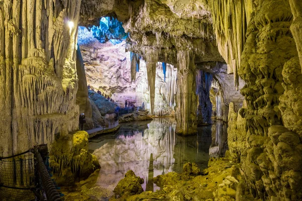 Grotte Nettuno Sardenha Itália Junho 2017 Vista Panorâmica Caverna Nettuno — Fotografia de Stock