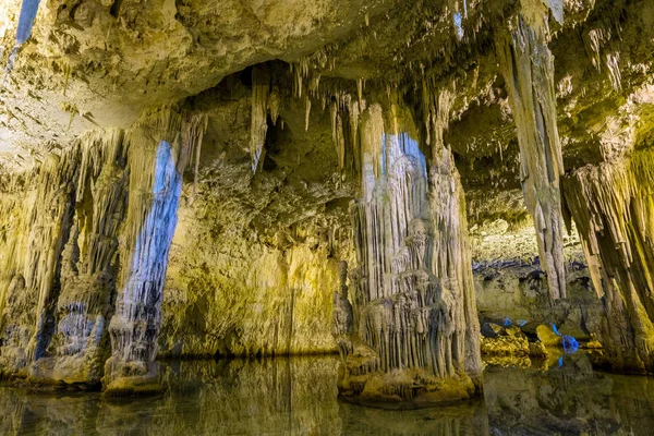 Grotte Nettuno Cerdeña Italia Junio 2017 Vista Panorámica Cueva Neptuno — Foto de Stock