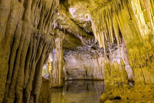 Grotte Nettuno Cerdeña Italia Junio 2017 Vista Panorámica Cueva Neptuno —  Fotos de Stock