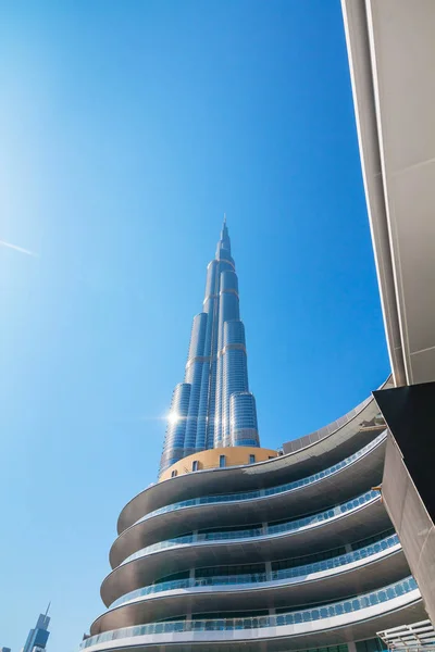 Dubaï Émirats Arabes Unis Janvier 2018 Vue Sur Burj Khalifa — Photo