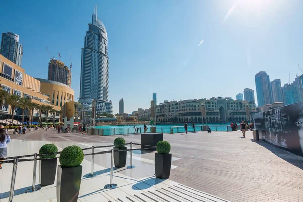 Dubaï Émirats Arabes Unis Janvier 2018 Skyline Centre Ville Dubaï — Photo