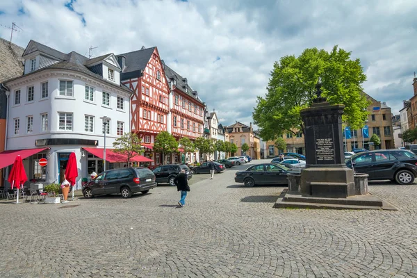 Boppard Tyskland Maj 2018 Berömda Populära Vinbyn Boppard Vid Rhen — Stockfoto