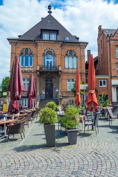 Boppard Germania Maggio 2018 Famoso Villaggio Vinicolo Boppard Presso Fiume — Foto Stock