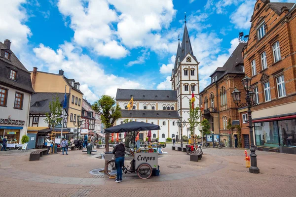 Boppard Almanya Mayıs 2018 Ren Nehri Ndeki Ünlü Popüler Wine — Stok fotoğraf