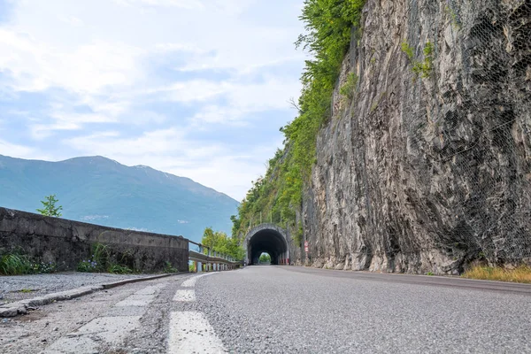 Ünnepek Olaszországban Kilátás Legszebb Olaszországban Lago Como Alagút Nézete — Stock Fotó