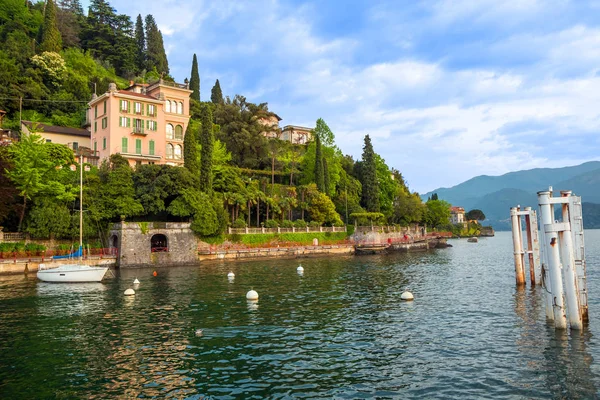 Férias Itália Uma Visão Lago Mais Bonito Itália Varenna Lago — Fotografia de Stock