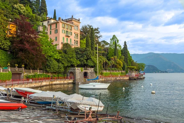 Semester Italien Utsikt Över Den Vackraste Sjön Italien Varenna Lago — Stockfoto