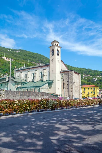 Parrocchia Musso Iglesia Lago Como Cerca Calozzo Lombardía Italia — Foto de Stock