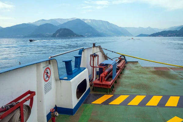 Viajar Italia Ferry Lago Como Lombardía Italia — Foto de Stock