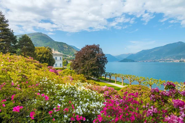 Villa Melzi Seus Jardins Perto Bellagio Famoso Lago Italiano Como — Fotografia de Stock