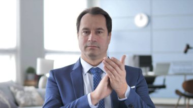 Takım için alkışlar alkışlar işadamı