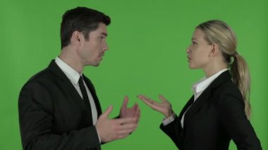 Yorgun İşadamı Argümanlar, Chroma Key sahip