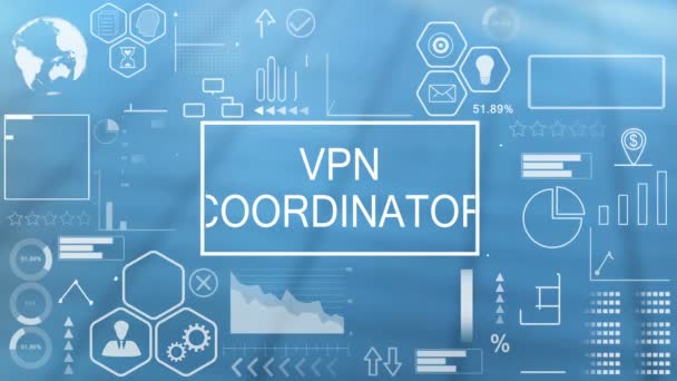 Coordonnateur VPN, Typographie Animée — Video