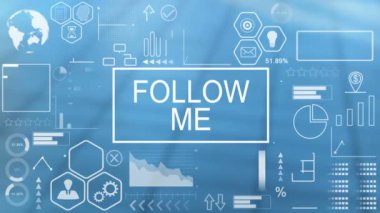 Beni takip edin, Animasyon Tipografisi