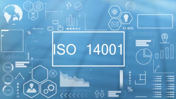 ISO 14001, κινούμενα τυπογραφία — Αρχείο Βίντεο