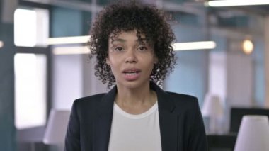 Afrikalı İş kadınının portresi 
