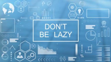 Tembel olmayın, Animasyon Tipografisi