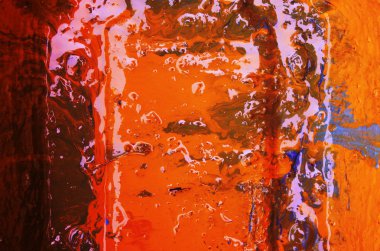 turuncu arka plan portakal yağı boya