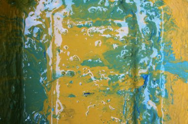 karışık bulanık yağlıboya güzel sarı-mavi-yeşil arka plan