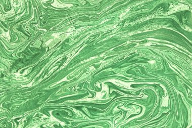 Bulanık yeşil arka plan öğeleri yeşil boya yaymak ve mermer doku etkisi ile