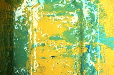 karışık bulanık yağlıboya güzel sarı-mavi-yeşil arka plan