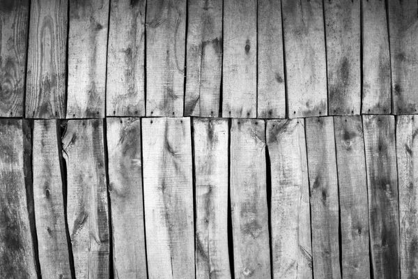 Photo Noir Blanc Dans Style Rétro Avec Vieilles Planches Bois — Photo