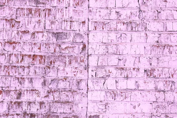 Необычный Яркий Насыщенный Абстрактный Фиолетовый Фон Старой Кирпичной Стены Стиле — стоковое фото