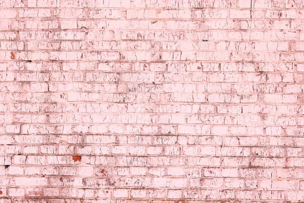 Ovanlig Ljust Mättade Abstrakt Rosa Bakgrund Från Gamla Tegelvägg Retrostil — Stockfoto